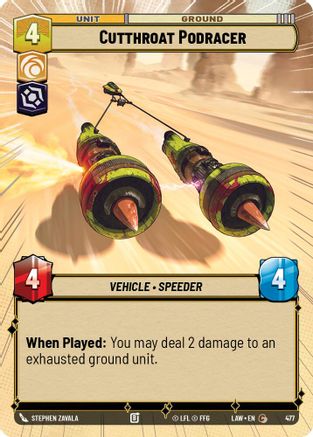 Cutthroat Podracer (Hyperspace) (477) - ALT - Common