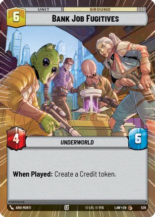 Bank Job Fugitives (Hyperspace) (526) - ALT - Common