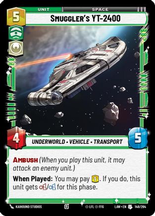 Smuggler's YT-2400 (148/264) - ALT - Uncommon