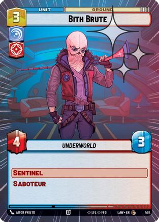 Bith Brute (Hyperspace Foil) (313) - ALT - Common - Foil