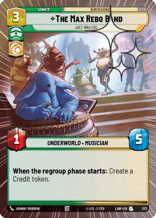 The Max Rebo Band - Jatz-Wailers (Hyperspace Foil) (335) - ALT - Uncommon - Foil