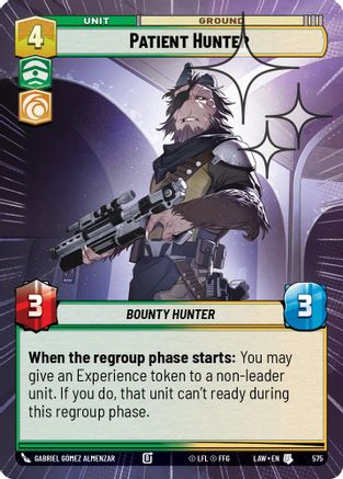 Patient Hunter (Hyperspace Foil) (337) - ALT - Uncommon - Foil