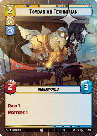 Toydarian Technician (Hyperspace Foil) (354) - ALT - Common - Foil
