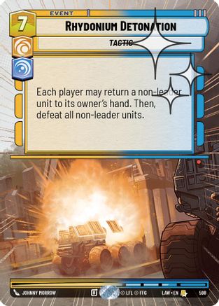Rhydonium Detonation (Hyperspace Foil) (360) - ALT - Rare - Foil