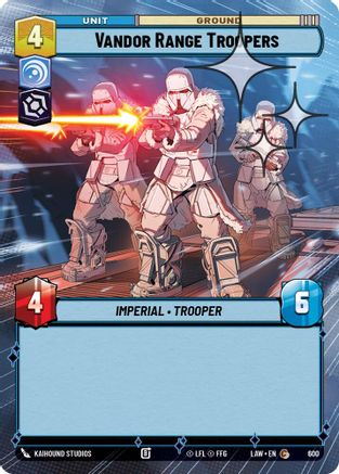 Vandor Range Troopers (Hyperspace Foil) (362) - ALT - Common - Foil