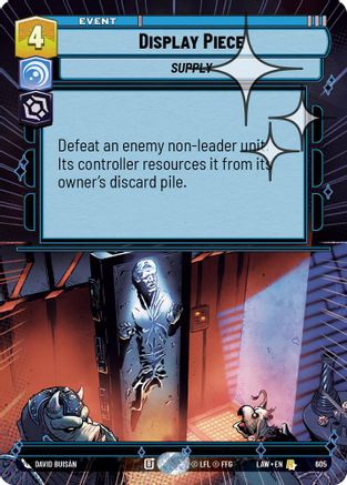 Display Piece (Hyperspace Foil) (367) - ALT - Rare - Foil