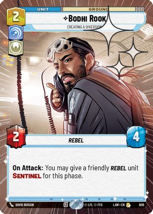 Bodhi Rook - Creating a Diversion (Hyperspace Foil) (368) - ALT - Rare - Foil