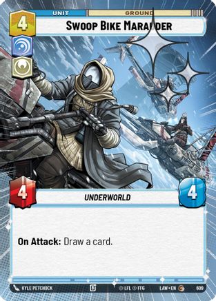 Swoop Bike Marauder (Hyperspace Foil) (371) - ALT - Common - Foil