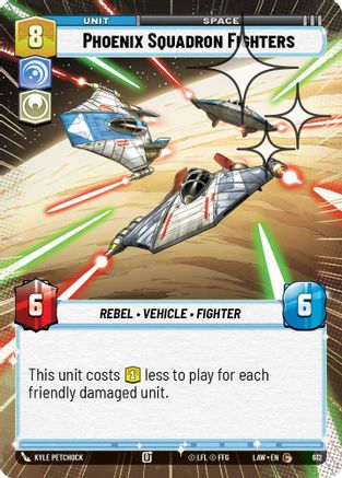 Phoenix Squadron Fighters (Hyperspace Foil) (374) - ALT - Common - Foil