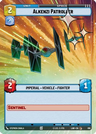 Alkenzi Patroller (Hyperspace Foil) (378) - ALT - Common - Foil