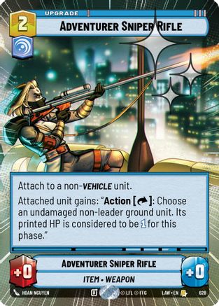 Adventurer's Sniper Rifle (Hyperspace Foil) (390) - ALT - Rare - Foil