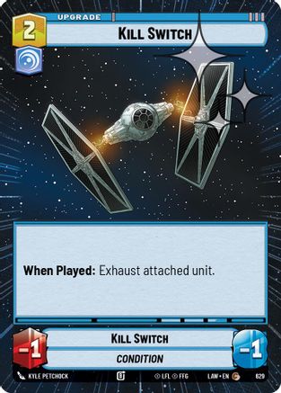 Kill Switch (Hyperspace Foil) (391) - ALT - Common - Foil