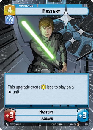 Mastery (Hyperspace Foil) (393) - ALT - Common - Foil