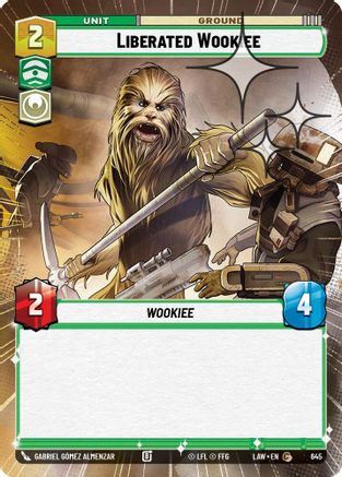 Liberated Wookie (Hyperspace Foil) (407) - ALT - Common - Foil