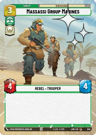 Massassi Group Marines (Hyperspace Foil) (410) - ALT - Common - Foil