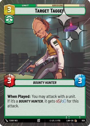 Target Tagger (Hyperspace Foil) (421) - ALT - Common - Foil