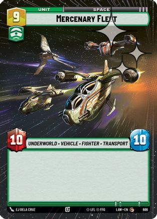 Mercenary Fleet (Hyperspace Foil) (428) - ALT - Common - Foil