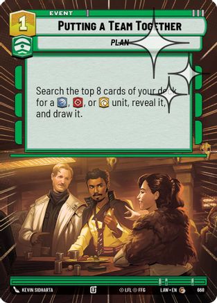 Putting a Team Together (Hyperspace Foil) (430) - ALT - Common - Foil