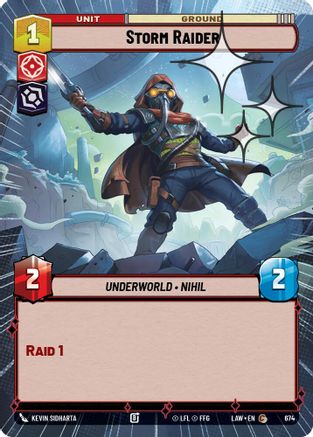Storm Raider (Hyperspace Foil) (436) - ALT - Common - Foil