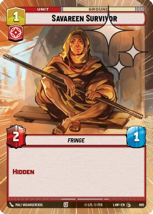 Savareen Survivor (Hyperspace Foil) (452) - ALT - Common - Foil