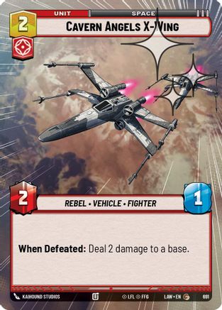 Cavern Angels X-Wing (Hyperspace Foil) (453) - ALT - Common - Foil