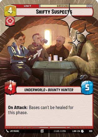 Shifty Suspects (Hyperspace Foil) (461) - ALT - Uncommon - Foil