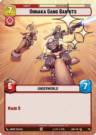 Ohnaka Gang Bandits (Hyperspace Foil) (463) - ALT - Common - Foil