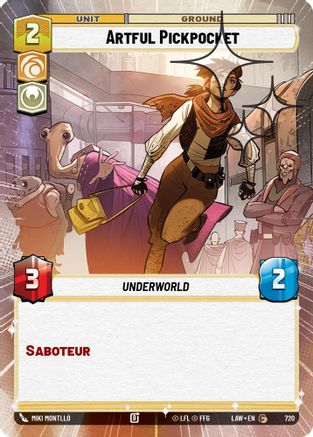 Artful Pickpocket (Hyperspace Foil) (482) - ALT - Common - Foil