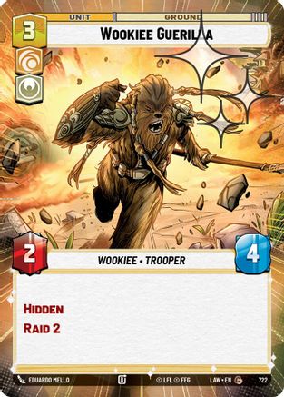Wookiee Guerilla (Hyperspace Foil) (484) - ALT - Common - Foil