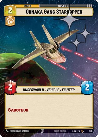 Ohnaka Gang Starhopper (Hyperspace Foil) (494) - ALT - Common - Foil