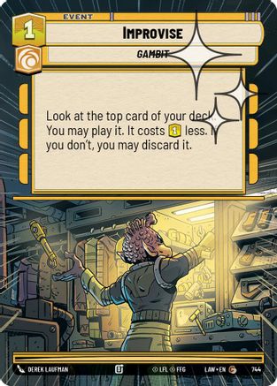 Improvise (Hyperspace Foil) (506) - ALT - Common - Foil