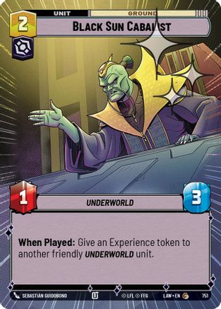 Black Sun Cabalist (Hyperspace Foil) (513) - ALT - Common - Foil