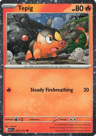 Tepig (029/217) - MCP  - Common - Holofoil