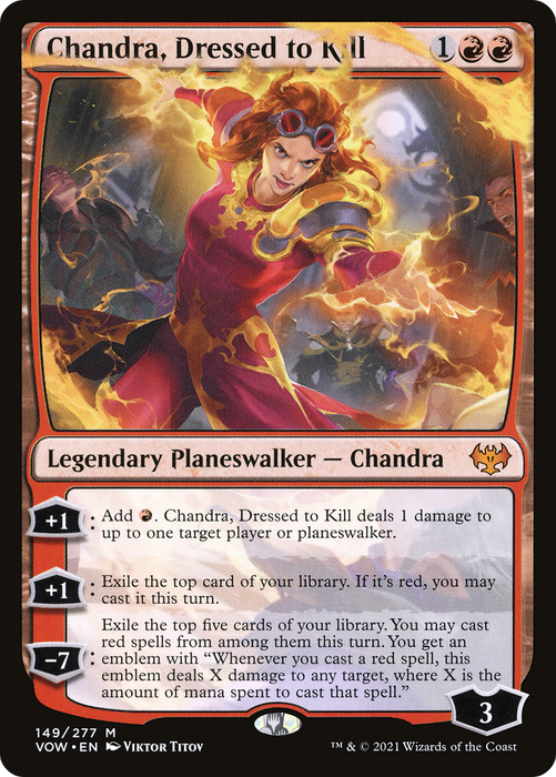 Chandra, Dressed to Kill (VOW-149) - mythic - Foil