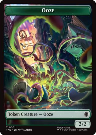 Ooze // Clue Double-Sided Token (TMC-1 // 2) - token