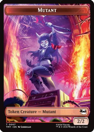 Mutant // Mutagen Double-Sided Token (TMT-7 // 9) - token - Foil