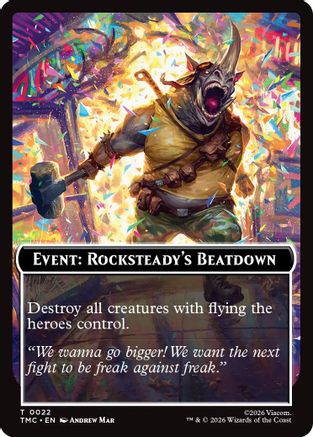 Event: Rocksteady's Beatdown (TMC-022) - token