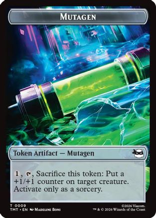 Mutagen // Food Double-Sided Token (TMT-9 // 8) - token
