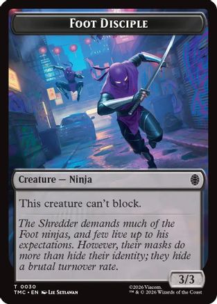 Foot Disciple (TMC-030) - token