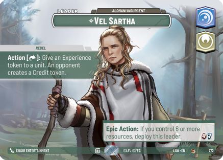 Vel Sartha - Aldhani Insurgent (Showcase) (772) - ALT - Common - Foil