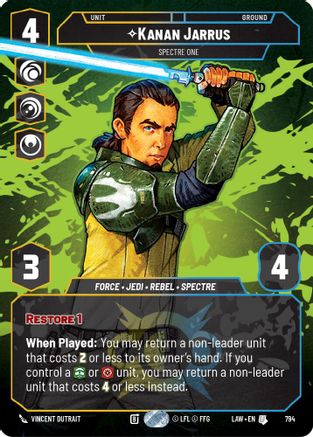 Kanan Jarrus - Spectre One (Prestige) (794) - ALT - Uncommon