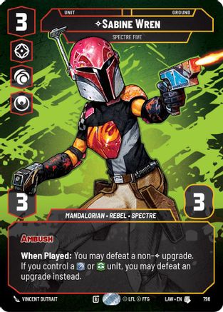 Sabine Wren - Spectre Five (Prestige) (796) - ALT - Uncommon