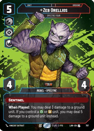 Zeb Orellios - Spectre Four (Prestige) (797) - ALT - Uncommon