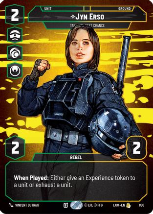 Jyn Erso - Take the Next Chance (Prestige) (800) - ALT - Rare