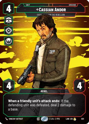 Cassian Andor - Everything for the Rebellion (Prestige) (801) - ALT - Rare