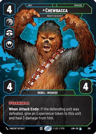 Chewbacca - Mighty Rescuer (Prestige) (810) - ALT - Legendary