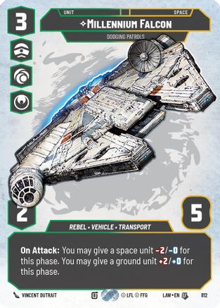 Millennium Falcon - Dodging Patrols (Prestige) (812) - ALT - Uncommon