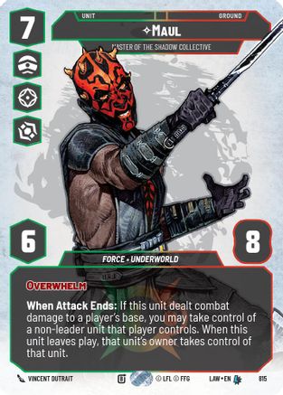 Maul - Master of the Shadow Collective (Prestige) (815) - ALT - Legendary