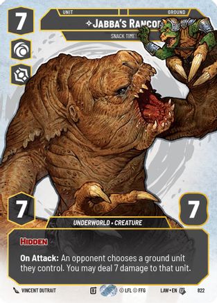 Jabba's Rancor - Snack Time! (Prestige) (822) - ALT - Uncommon