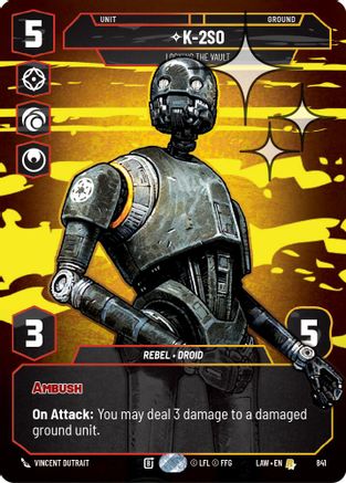 K-2S0 - Locking the Vault (Prestige Foil) (841) - ALT - Rare - Foil